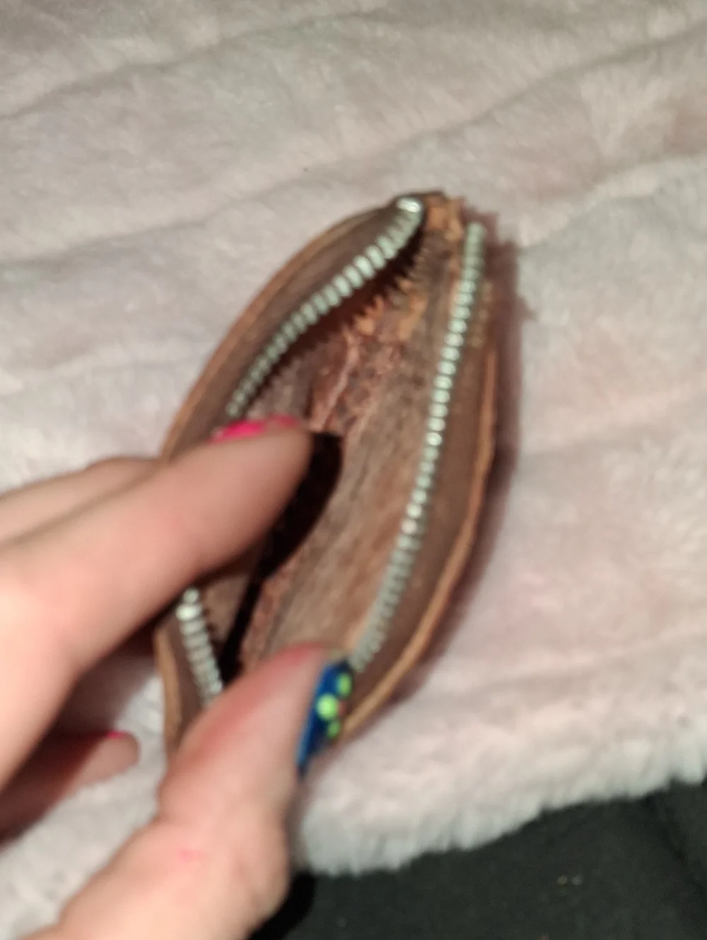 Guadalajara Embossed Leather Coin Purse - Tan/Brown